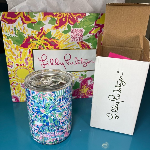 Lilly Pulitzer Other - LILLY PULITZER | NIB “Cabana Cocktail” Travel Tumbler